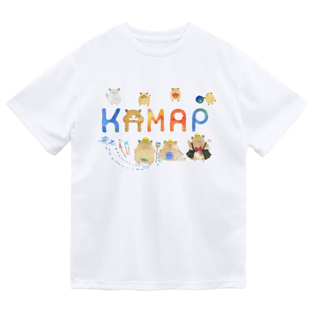 KAMAP ＆ Ricaの【KAMAP】カラフルKAMAP ドライTシャツ