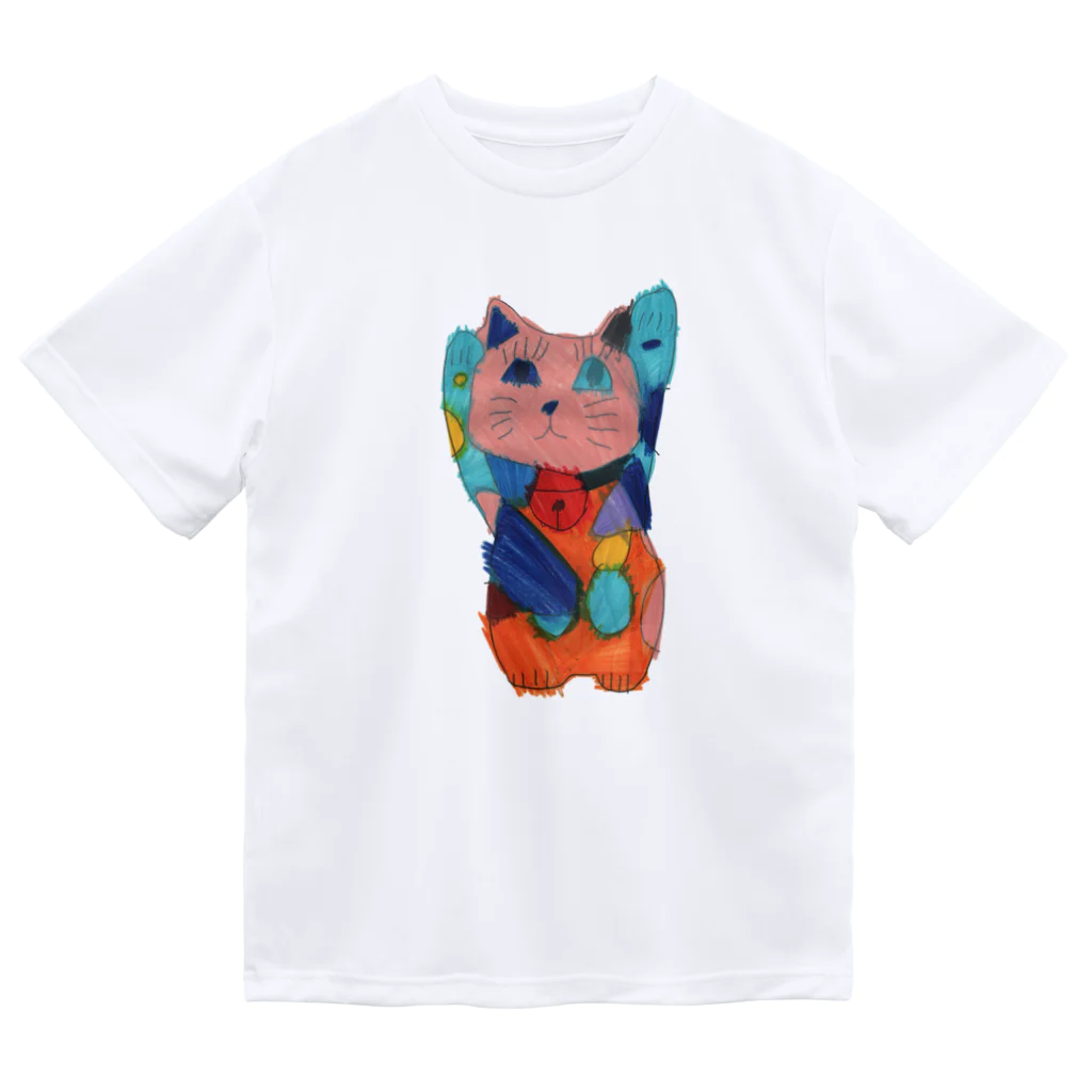 taiseiの招き猫 ドライTシャツ