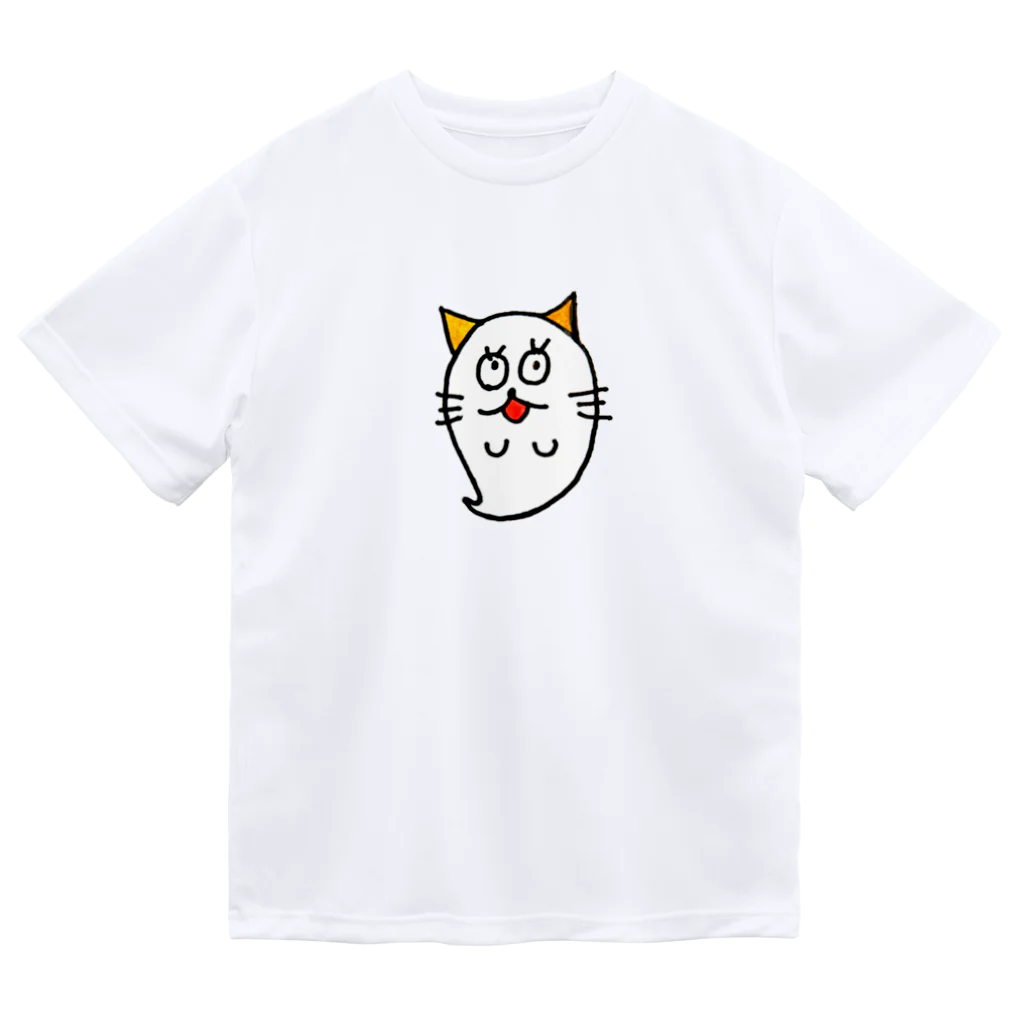 pippi手書きイラストショップのおばけちゃん②#pippi手書きイラスト ドライTシャツ