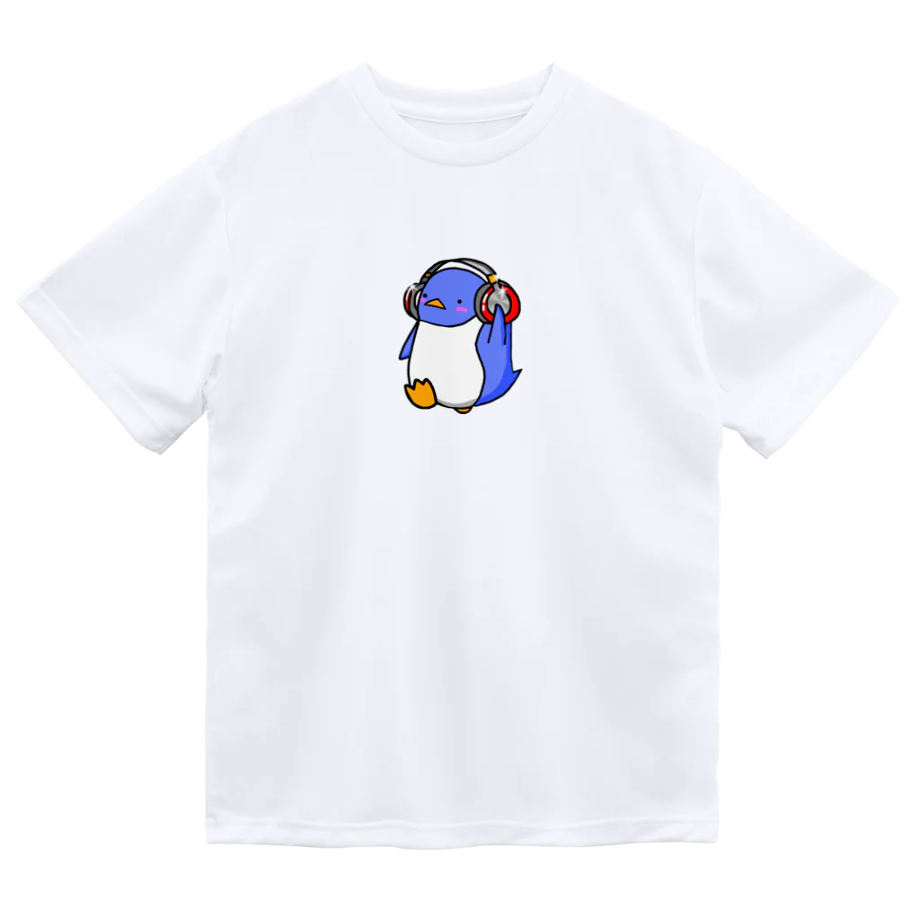 (ペンギングッズ販売)ぶらり  きんぺん村  アンテナショップのペンギン(みゅーぺん青) ドライTシャツ