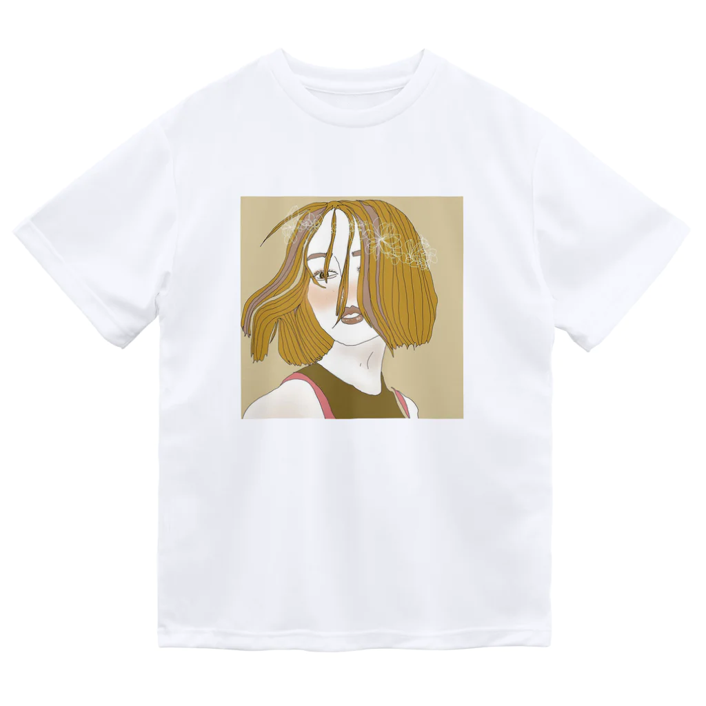 kukka / クッカの片思いの女の子 ドライTシャツ