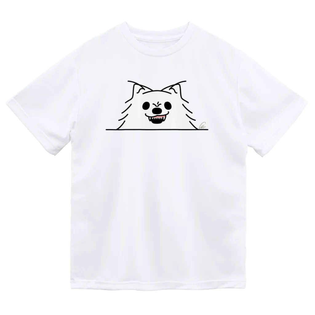 イラスト MONYAAT のポメラニアンっ！*しかも怒っ！ Dry T-Shirt