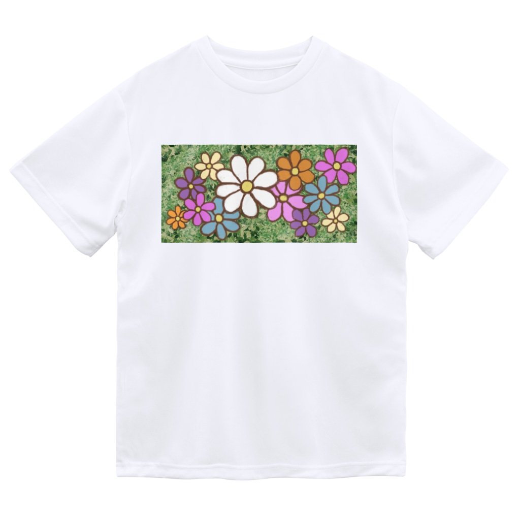 Tender time for Osyatoの手描きのお花 Dry T-Shirt