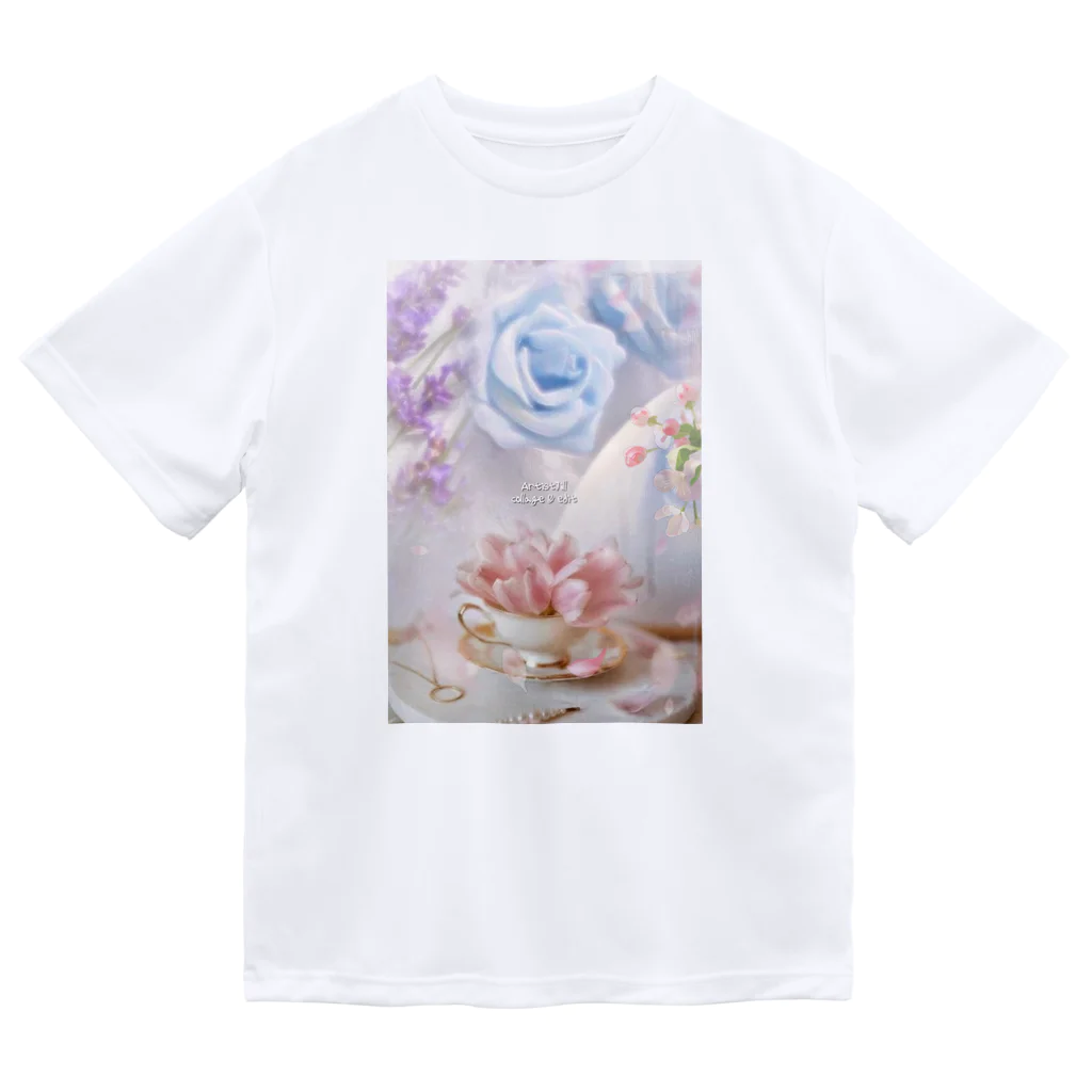 【ホラー専門店】ジルショップの上品な花々 ドライTシャツ