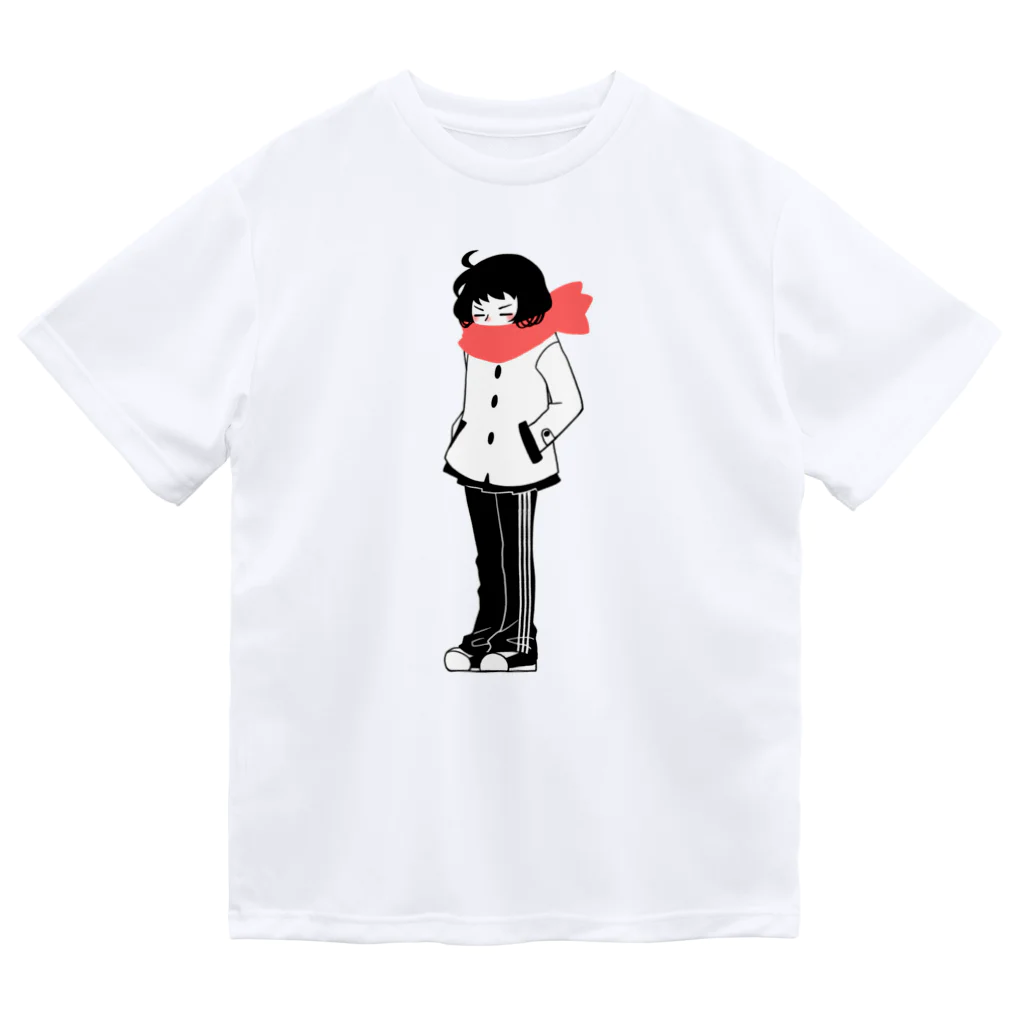 ねむ吉屋の寒がりガール Dry T-Shirt