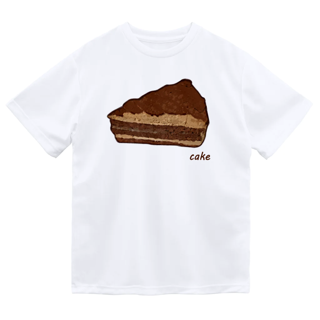 脂身通信Ｚのチョコレートケーキ ドライTシャツ