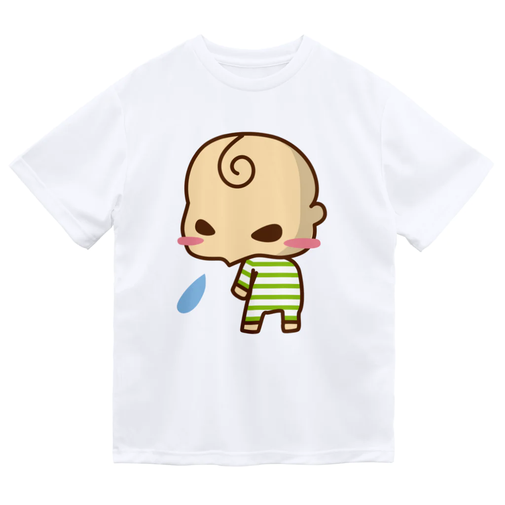 吉田アキコのウチの赤ちゃん（シュンとする） ドライTシャツ