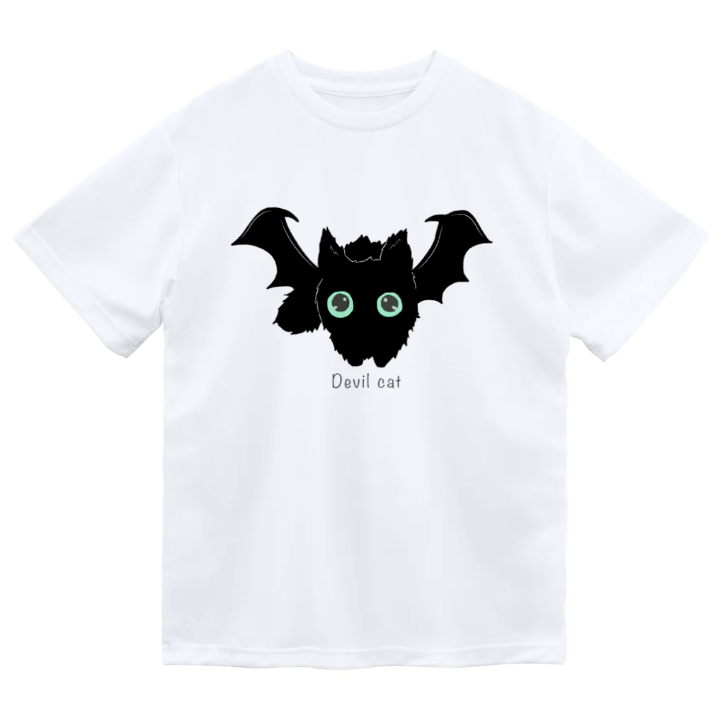 amemugi（あめむぎ）の悪魔みたいな猫 Dry T-Shirt