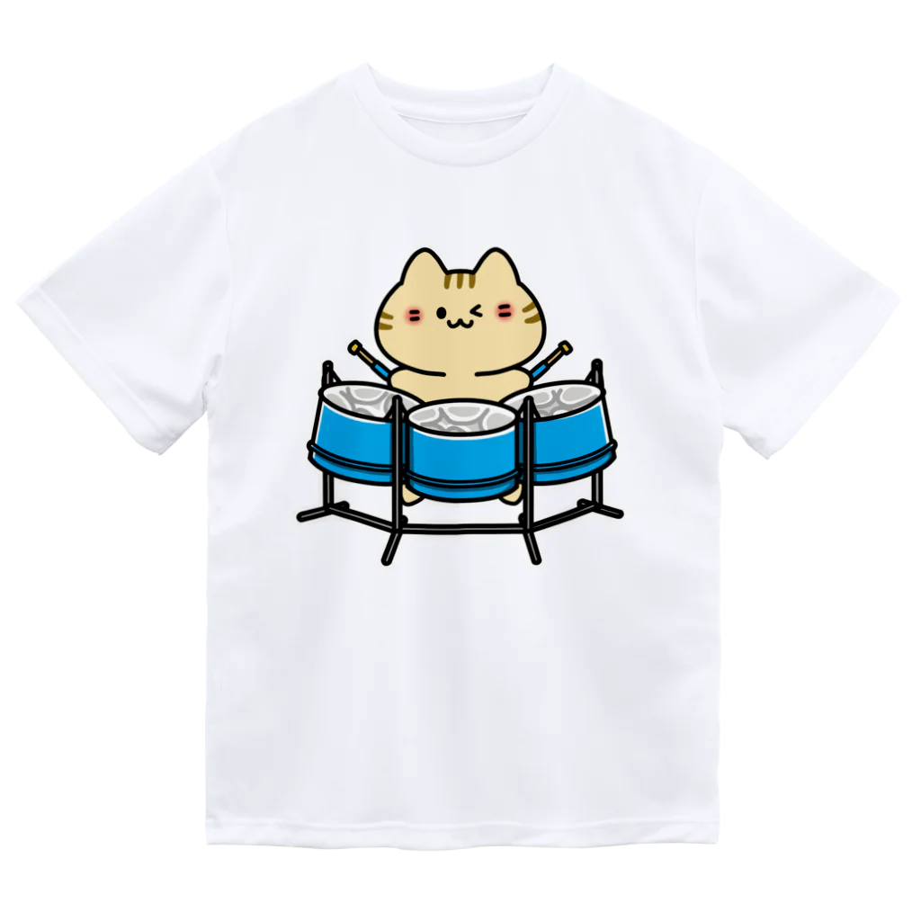  ふじねこ屋のトリプルチェロパンねこ Dry T-Shirt