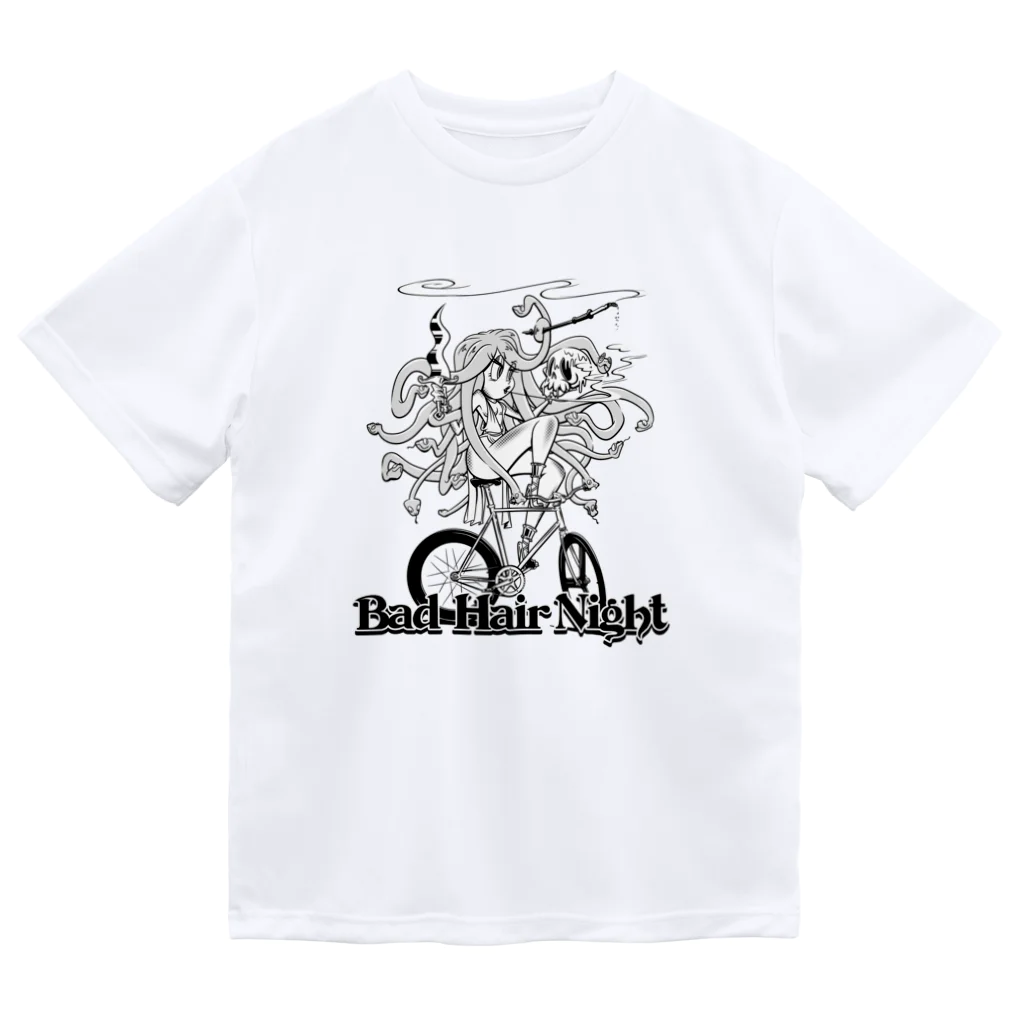 nidan-illustrationの“Bad Hair Night” Dry T-Shirt