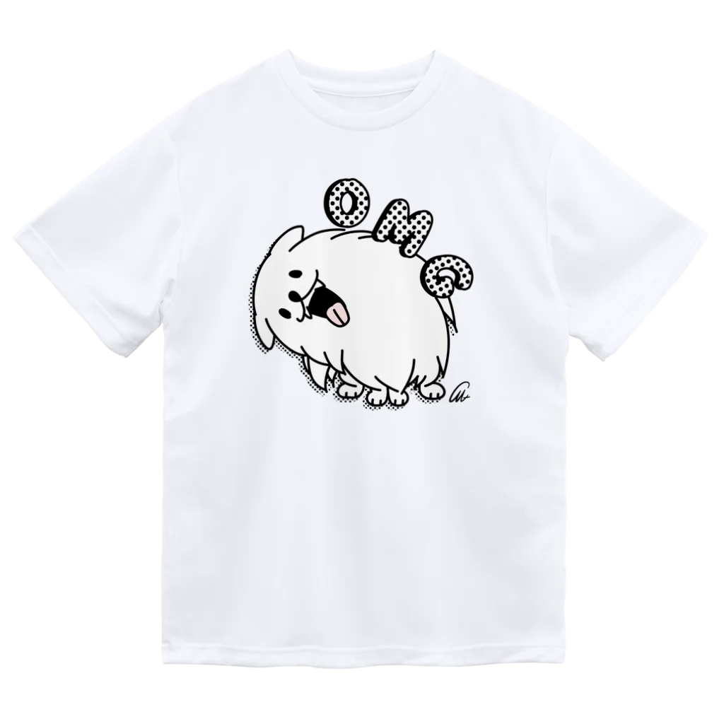 イラスト MONYAAT のOMGなポメラニアン Dry T-Shirt