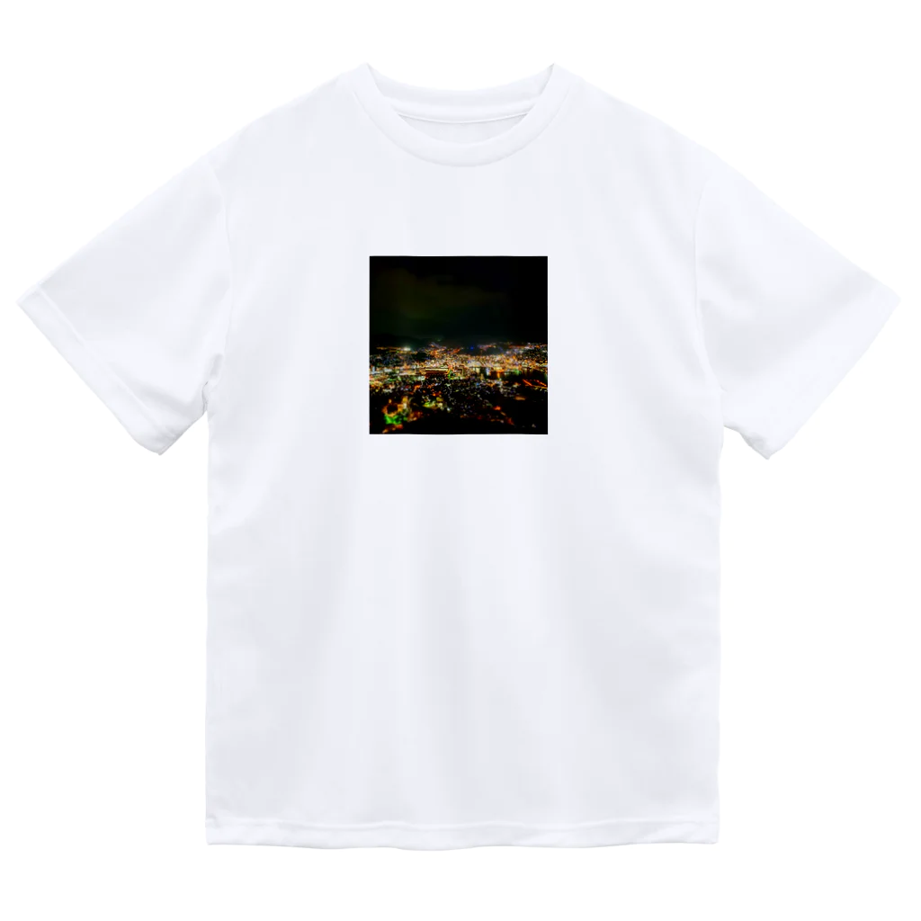 面白Tシャツ専門店の～稲佐山の夜景を添えて～ Dry T-Shirt