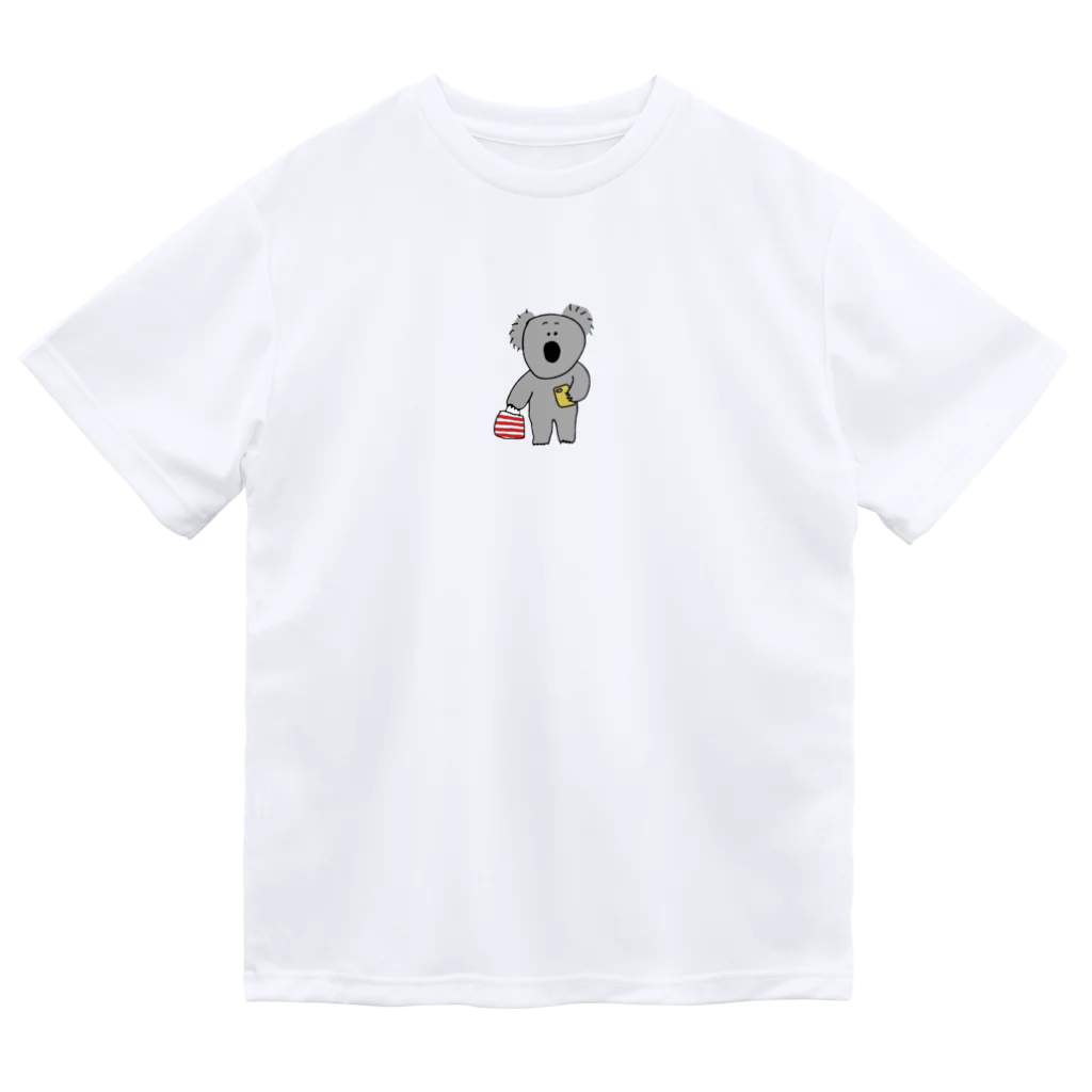 puppy puppyのお買い物メモを見返すこあらくん ドライTシャツ