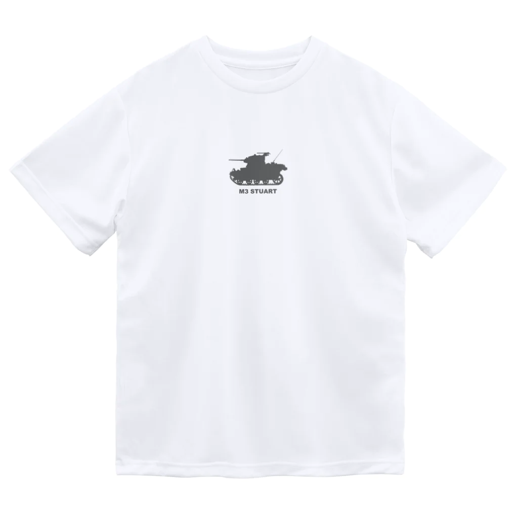 puikkoのM3軽戦車スチュアート（グレー） Dry T-Shirt