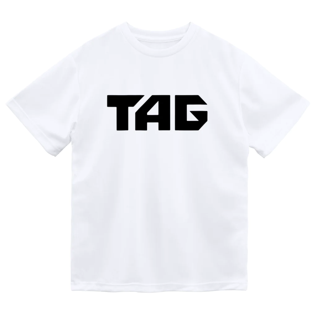 TAG グッズストア 2号店のTAGスポーツTシャツ(黒ロゴ) Dry T-Shirt