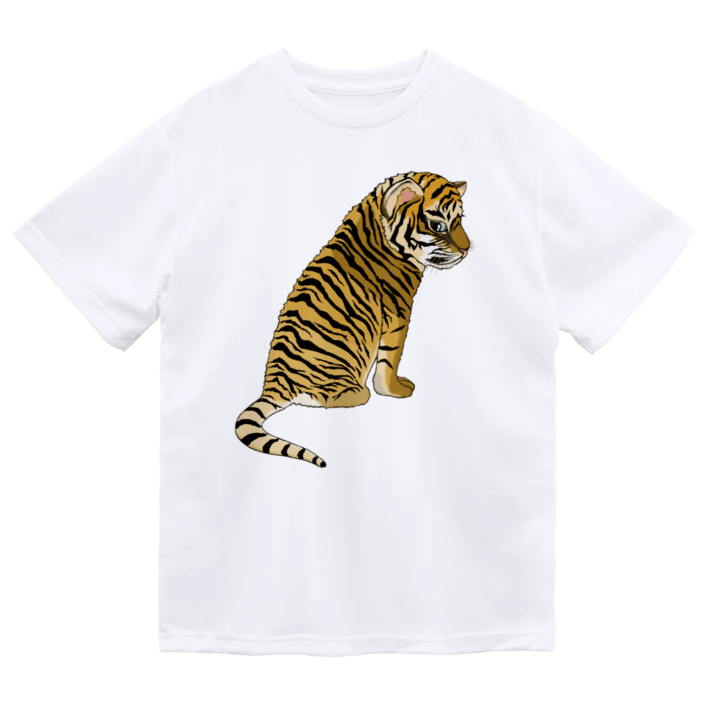 LalaHangeulの虎の子 ドライTシャツ