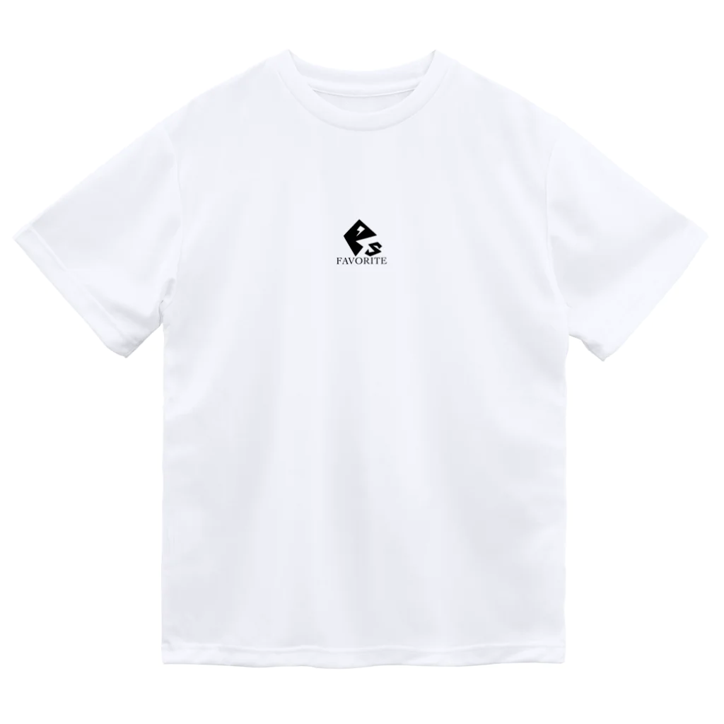 P’s FavoriteのP’sFavoriteロゴ(black) ドライTシャツ