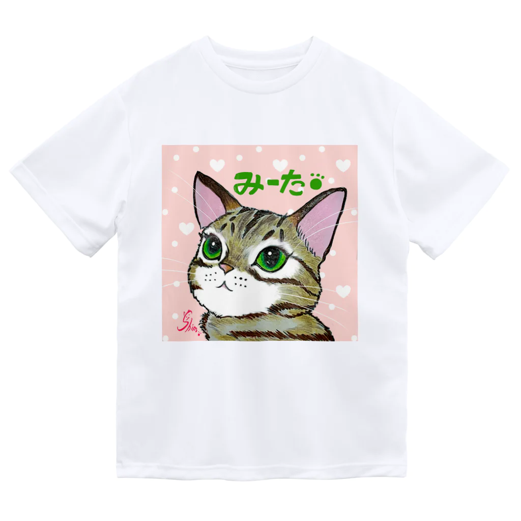 shimaneko megumi（しま猫めぐみ）のみーた Dry T-Shirt