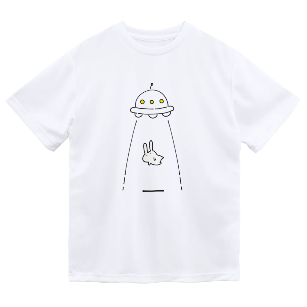 soratoのUFOにつれてかれるうさぎ Dry T-Shirt