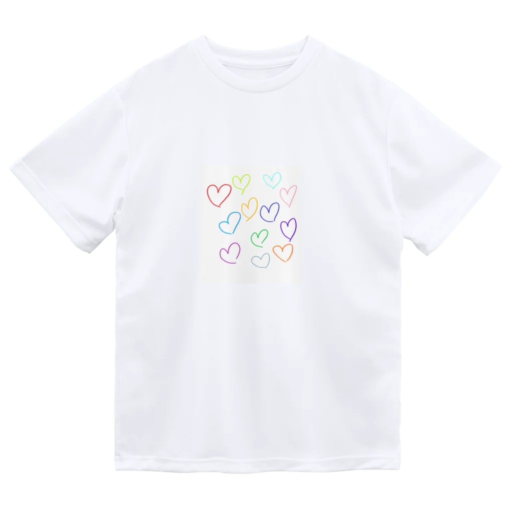 heart shopのハート　この世界に愛を Dry T-Shirt