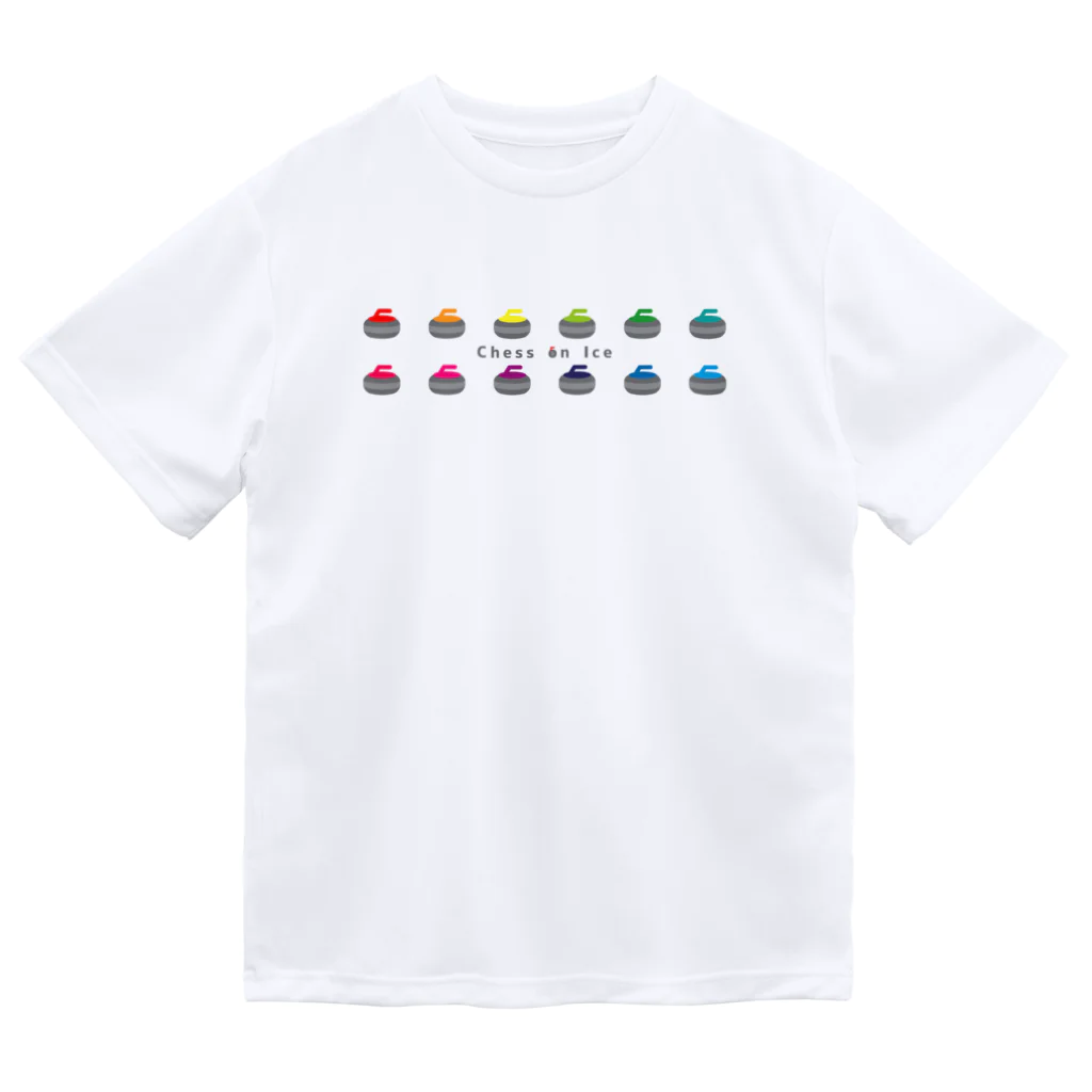 PokuStarのカーリング　カラフルストーン ドライTシャツ