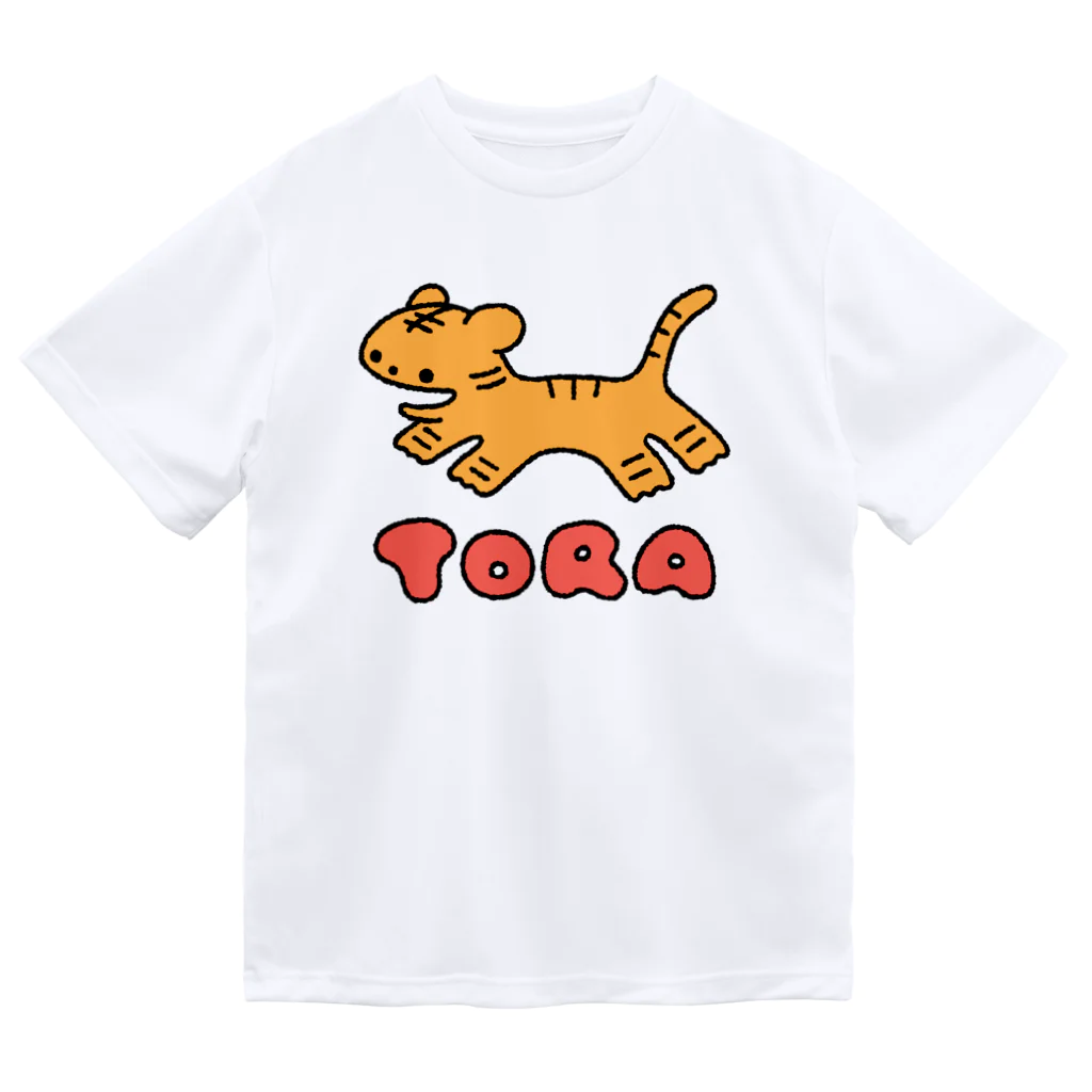 働きたくないのとらTORA2022 ドライTシャツ