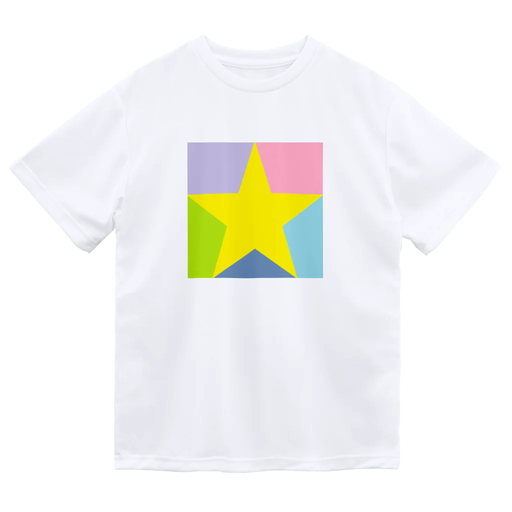 みょん-みょんのキラッキラな流れ星2ｋ ドライTシャツ