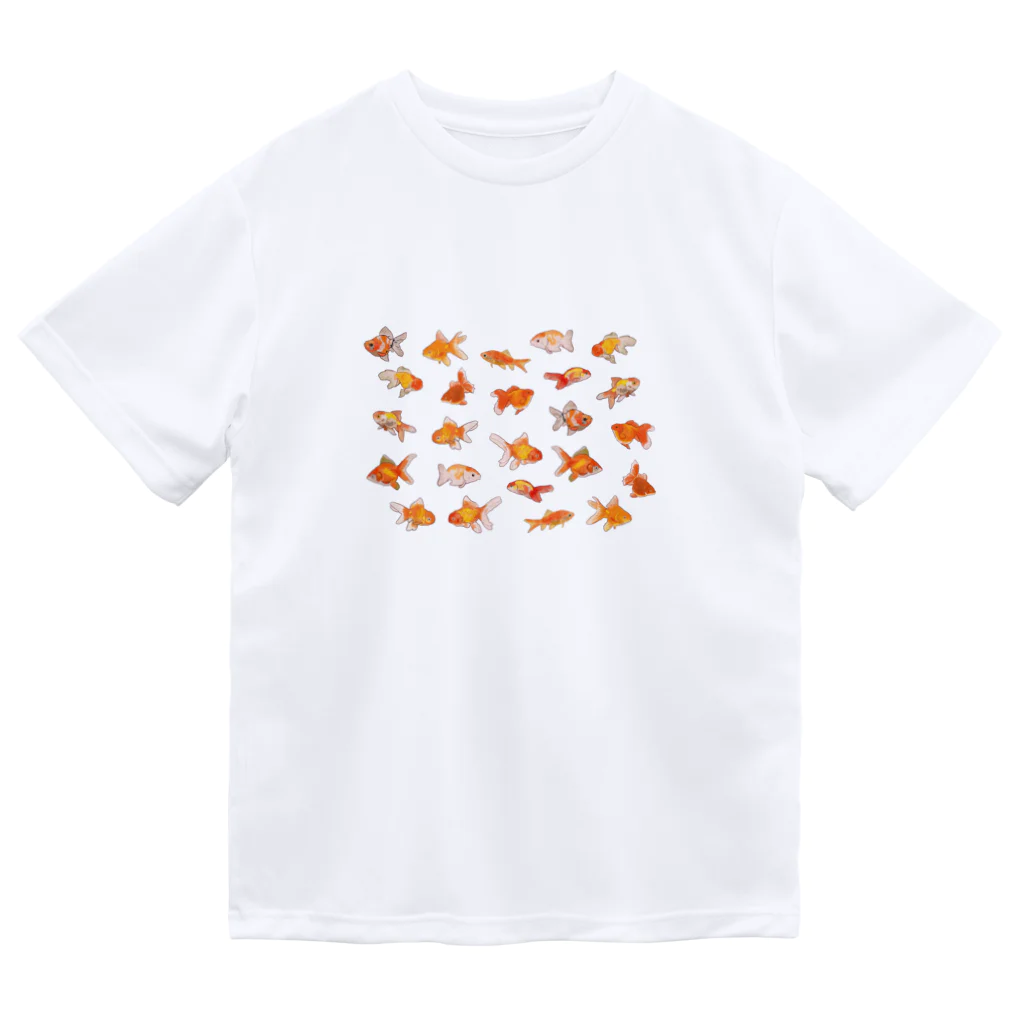 puikkoの金魚集合 ドライTシャツ