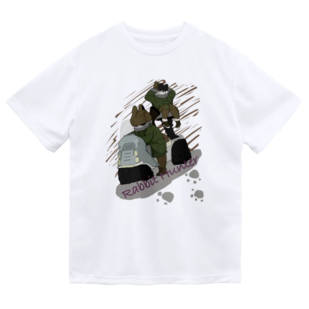 さかぐち商店のRabbit Hunter ドライTシャツ