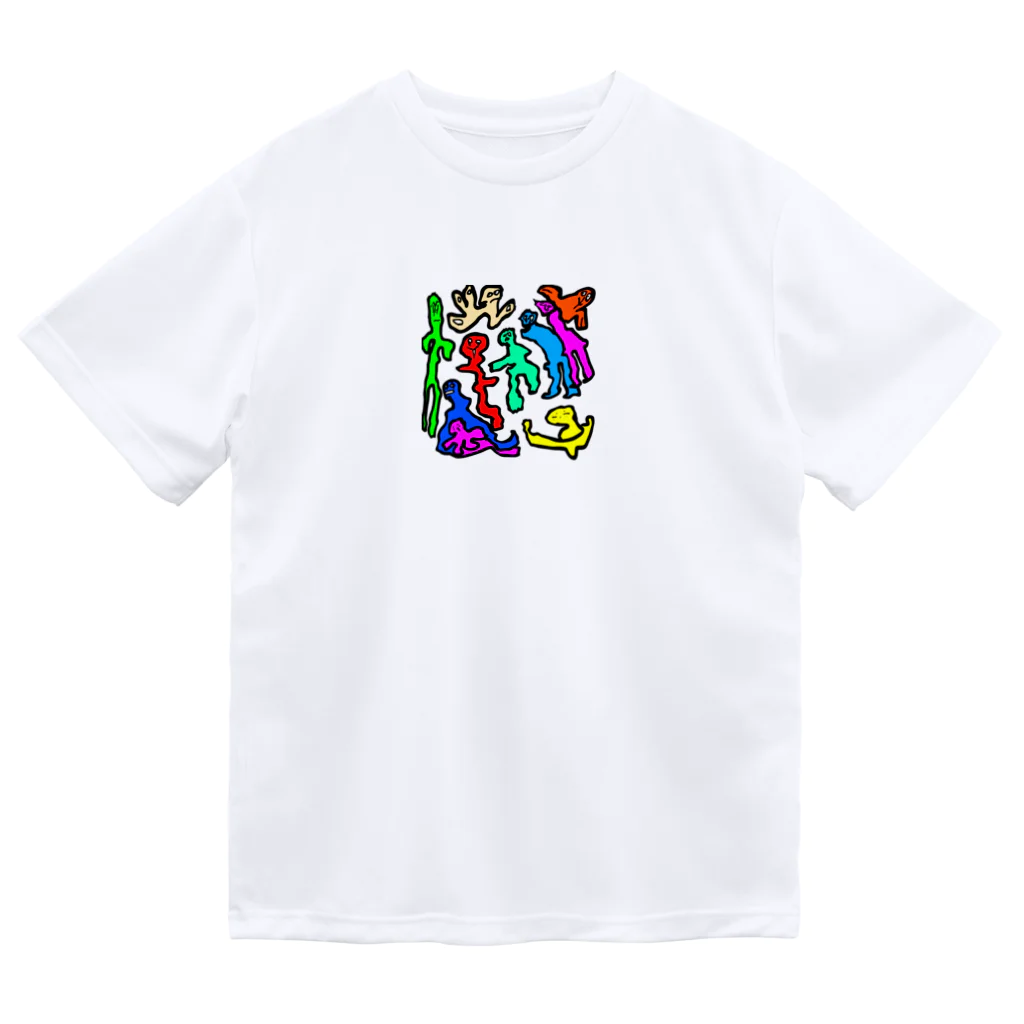 ユウユウオブジサンのハスダクリーチャー002 ドライTシャツ