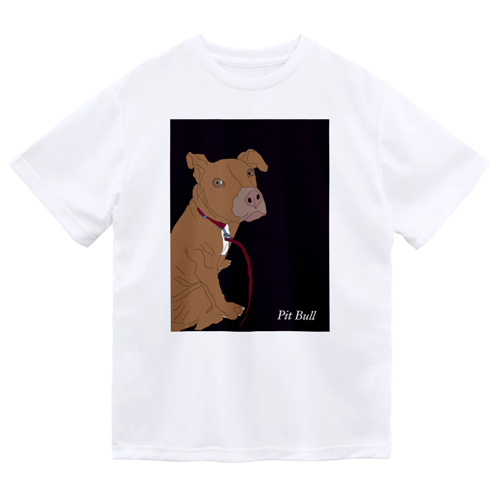 lucyのAmerican Pit Bull Terrier ドライTシャツ