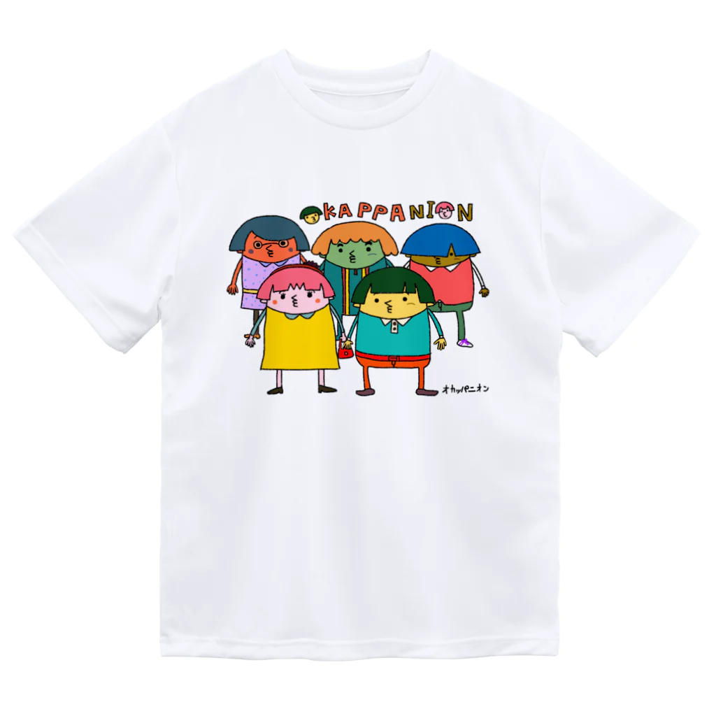 森のkumataroのオカッパニオン ドライTシャツ