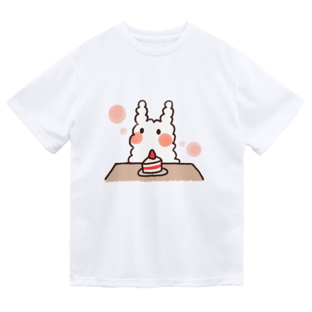 K.momokoのうさぎのウミウシ(ケーキver.) Dry T-Shirt