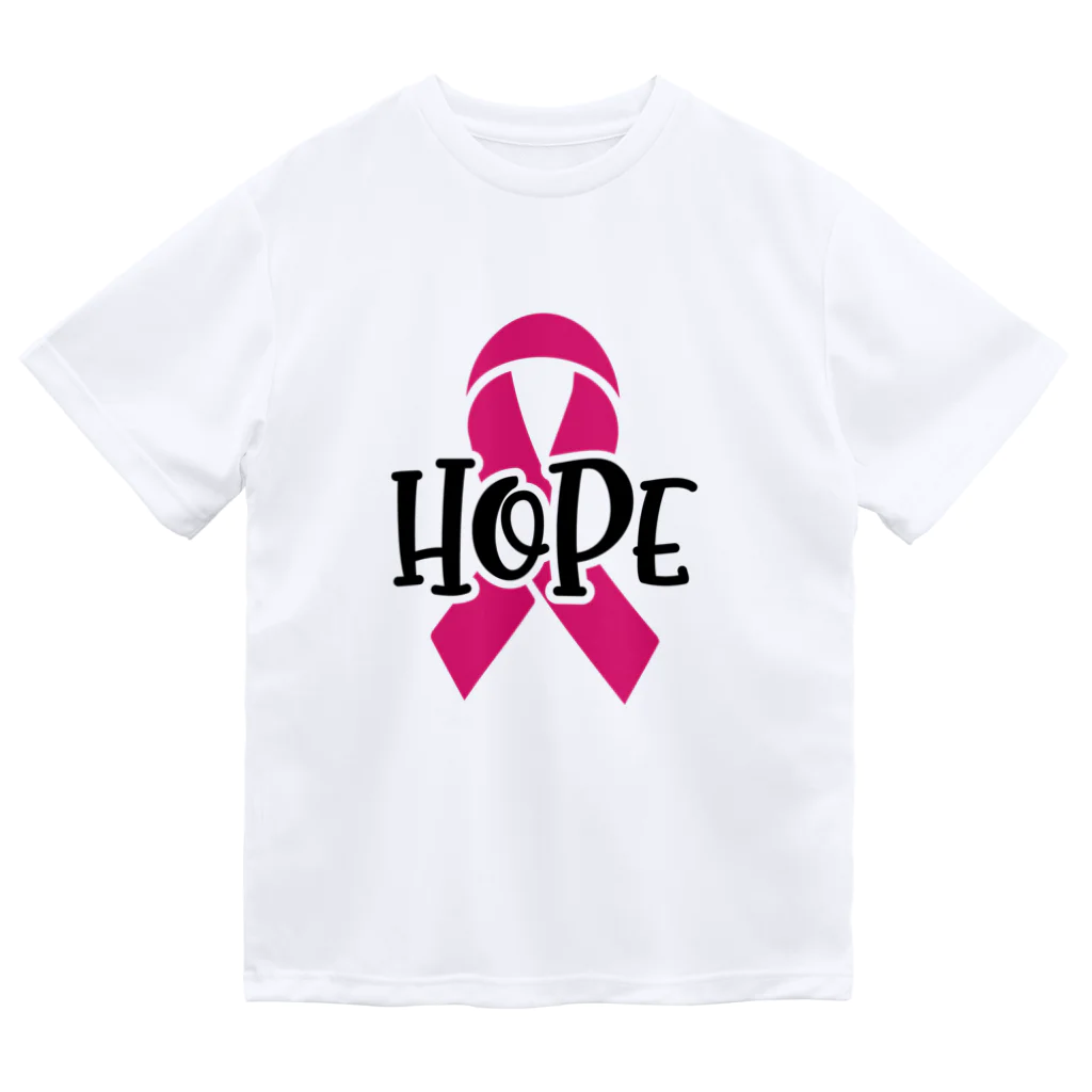 Fred HorstmanのBreast Cancer HOPE  乳がんの希望 Dry T-Shirt