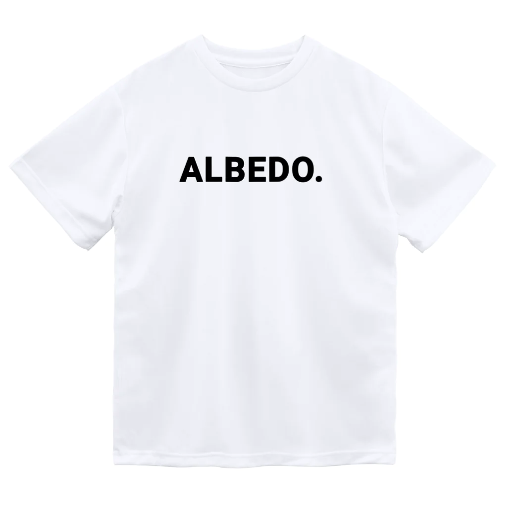 CHEERFUL951のALBEDO　黒 ドライTシャツ