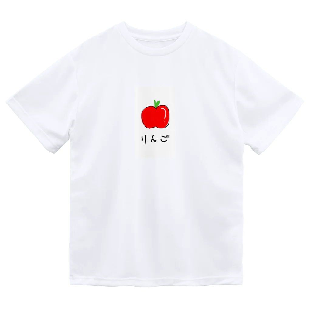 ゆきだるまのりんご。 ドライTシャツ