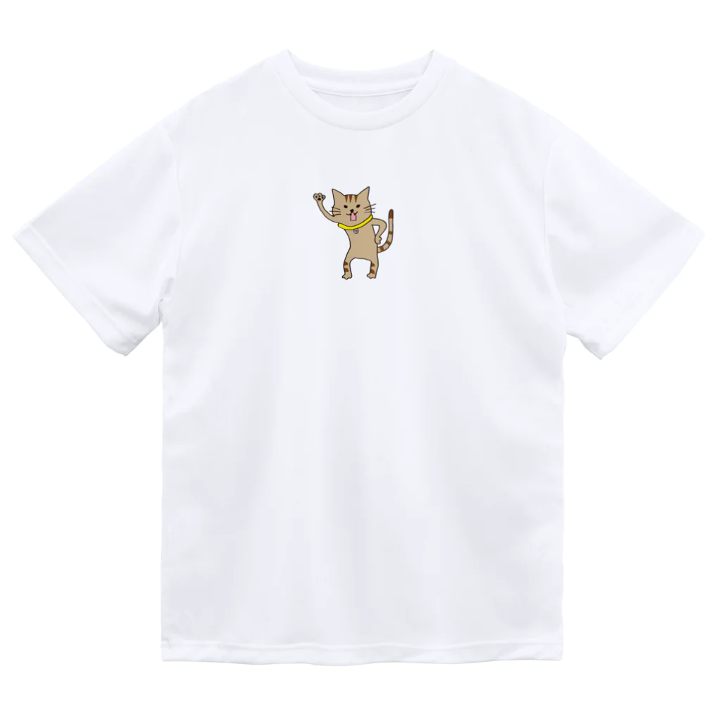 招き猫ポコ太郎のタロさ！ ドライTシャツ