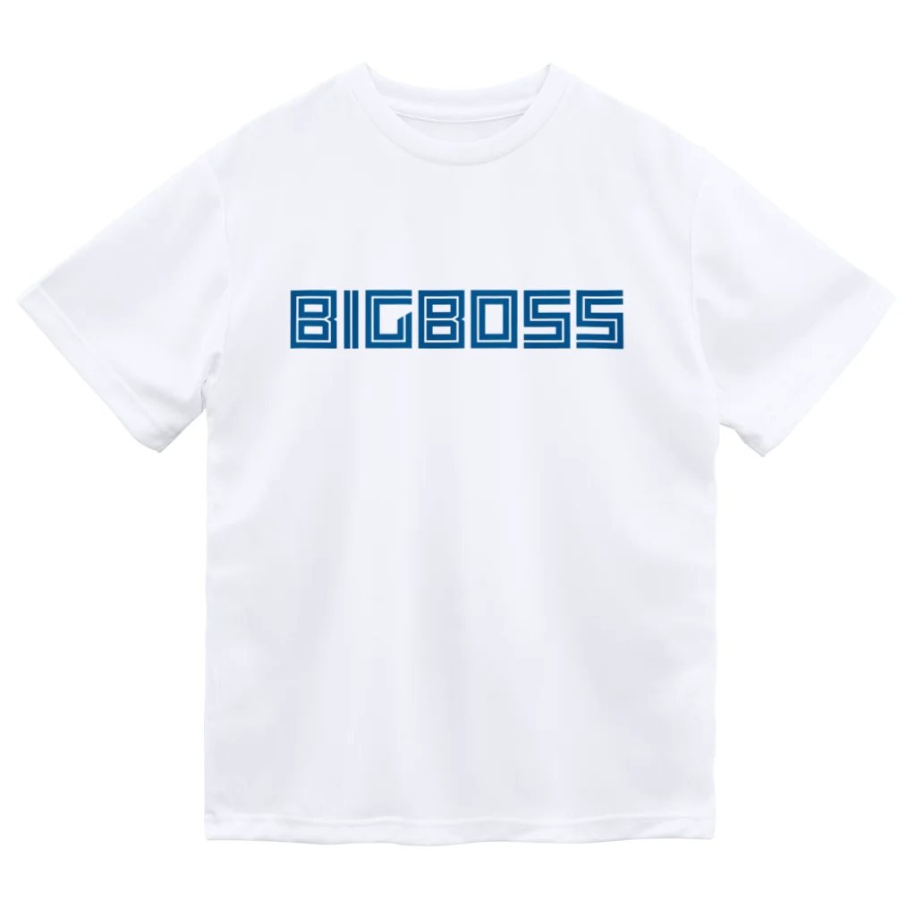 【何字ゃ文字屋】の「BIG BOSS」新ロゴ フォント Dry T-Shirt