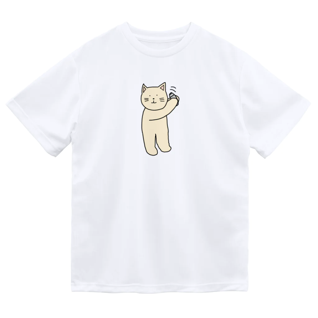 ＋Whimsyのバーテンダーねこ ドライTシャツ