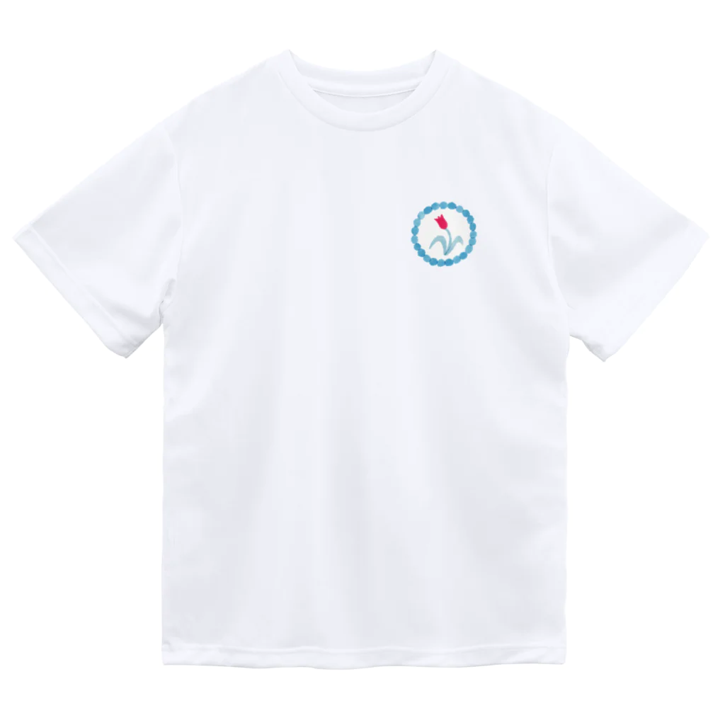 かわべしおん | イラストレーターのつよい花 Dry T-Shirt