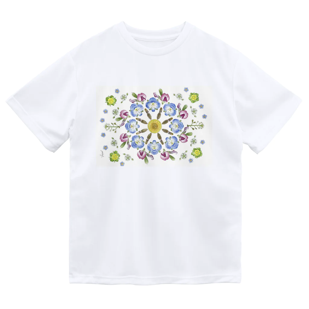 チョビのSpringflower 2 ドライTシャツ