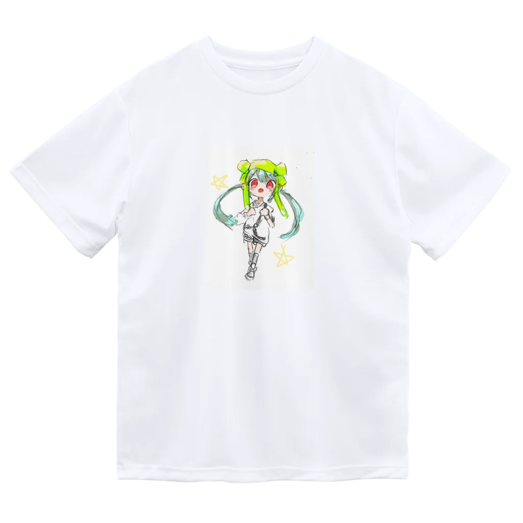 ボーダーラインのあめちゃん ドライTシャツ