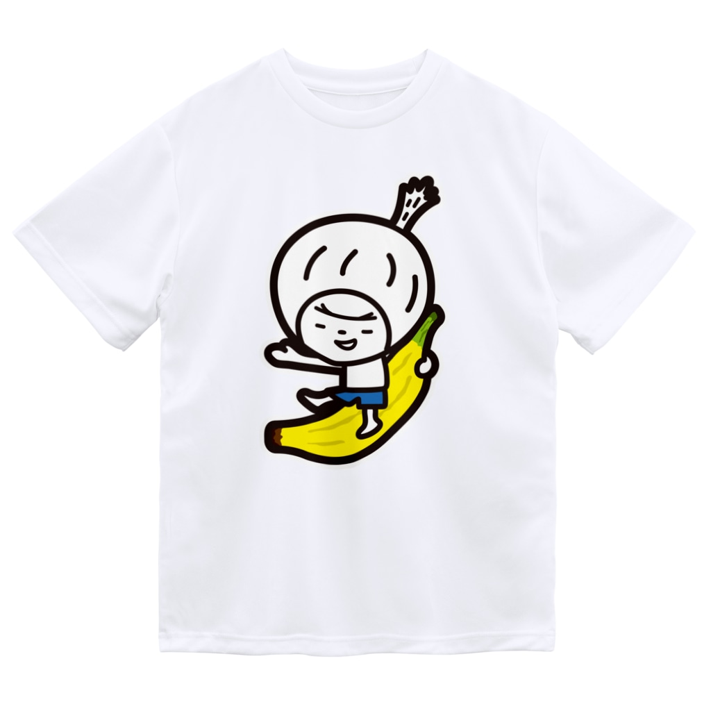 きくのらくがきのバナナ　きく Dry T-Shirt