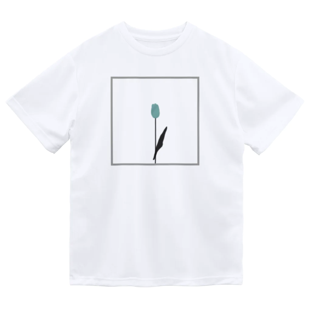 rilybiiのgrayturquoiseBlue ドライTシャツ