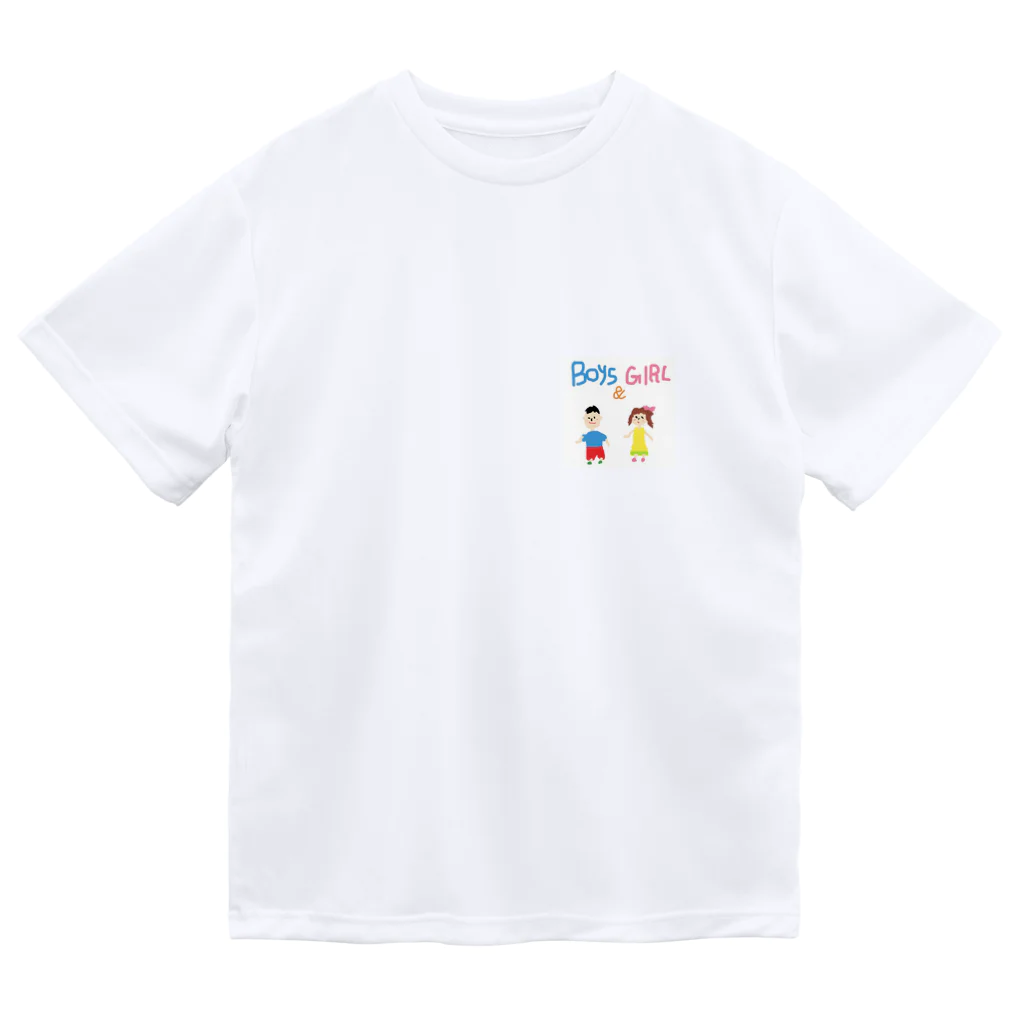 絵が下手な人。のBoys & Girls ドライTシャツ