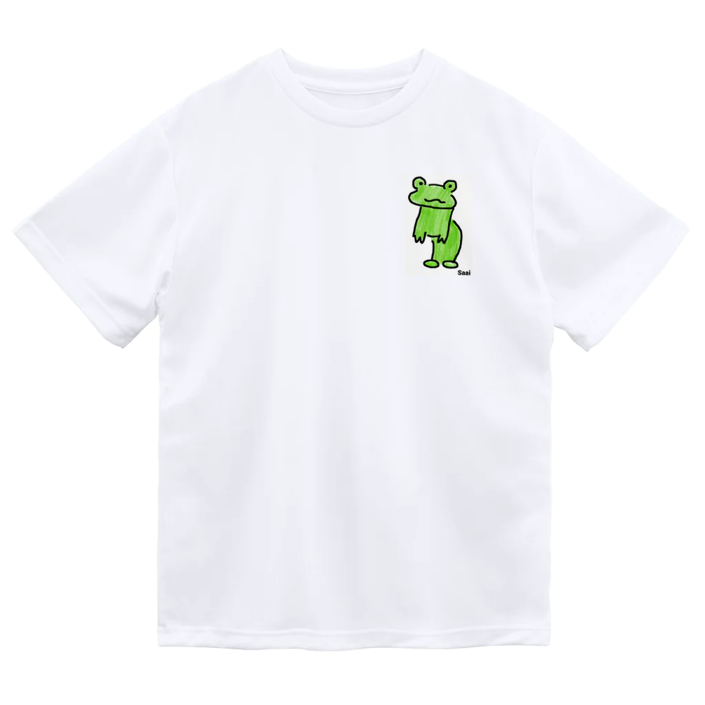 Saaiのカエル Dry T-Shirt