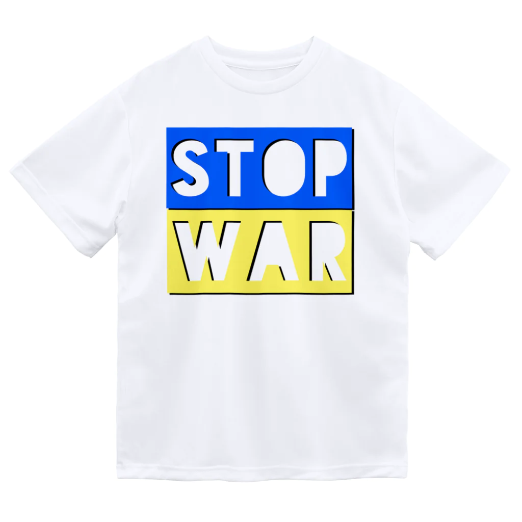 LalaHangeulのSTOP WAR  ドライTシャツ