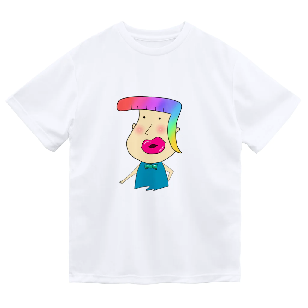 Keinartのラッキーセブンくん Dry T-Shirt