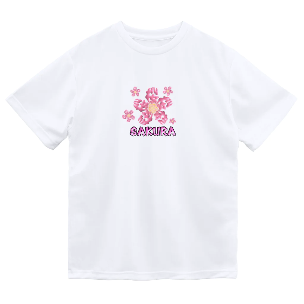 maccha47のこんなカンジ？（漢字）　桜バージョン ドライTシャツ