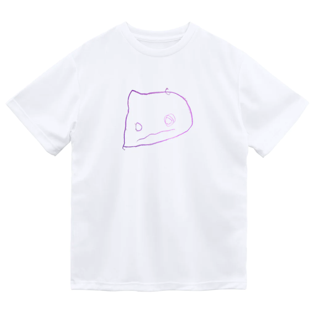 cheerycheeryのこどもの絵　おばけねこちゃんのかばん ドライTシャツ